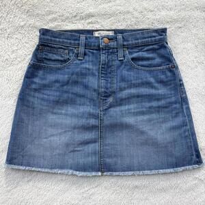 Madewell Women's Blue and Navy Skirt